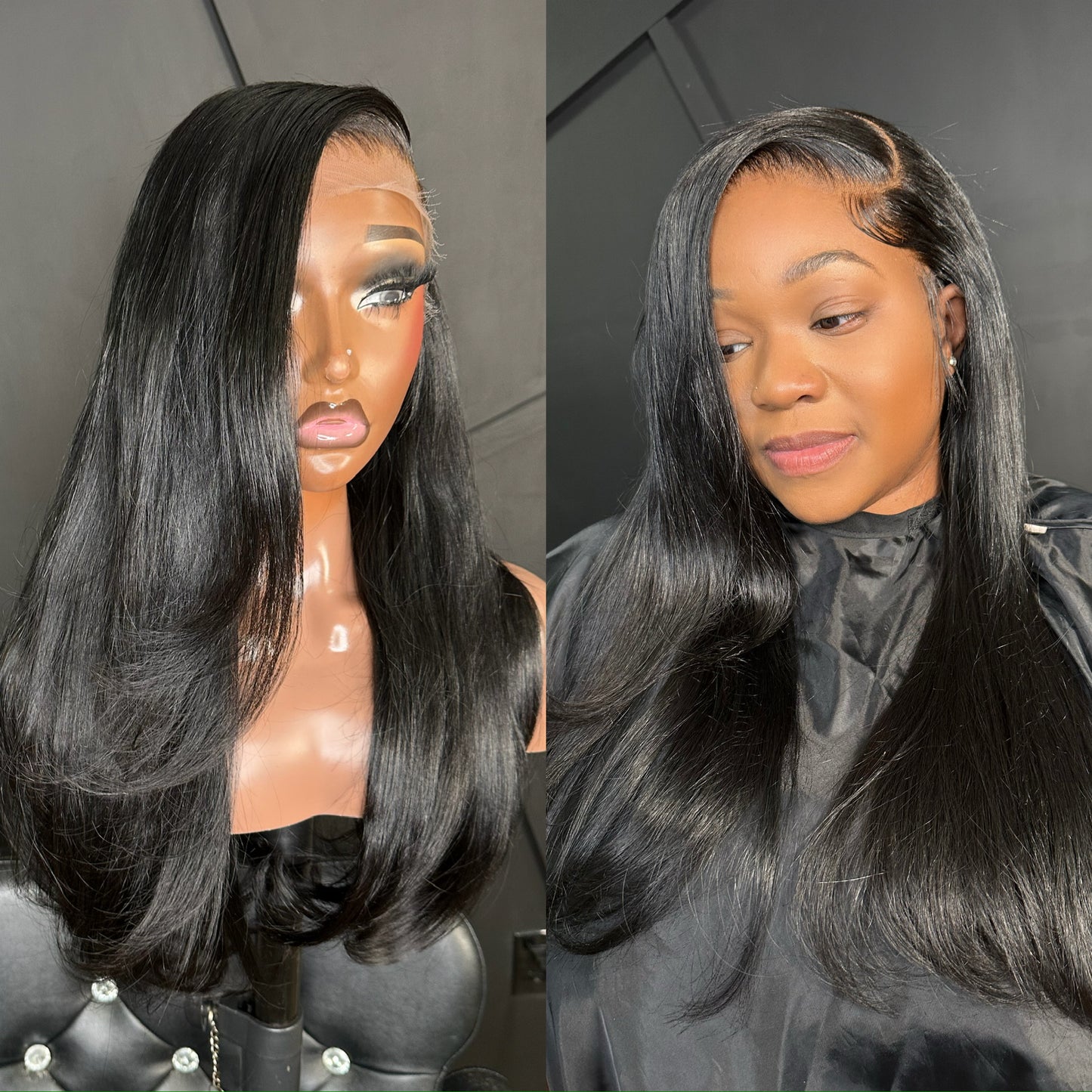 PREORDER GLUELESS “PARIS" 6x6 Deep Side Closure Wig